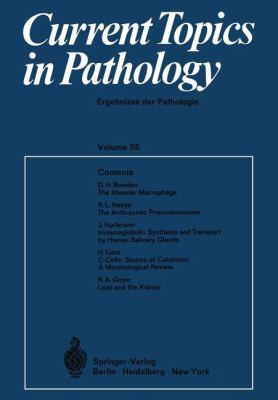 Current Topics in Pathology / Ergebnisse Der Pa... [German] 3642652093 Book Cover