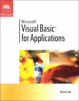 VISUAL BASIC FOR APPLICATIONS1/E 0619000201 Book Cover