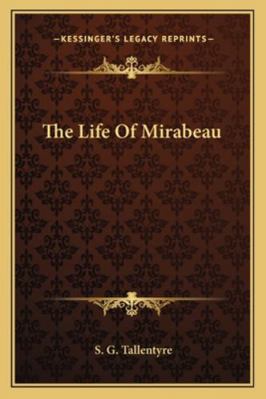 The Life Of Mirabeau 1163289809 Book Cover