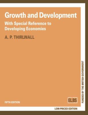 Growth and Development: With Special Reference ... 033360086X Book Cover