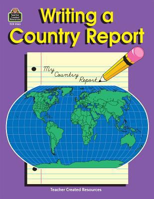 Writing a Country Report/Workbook 155734163X Book Cover