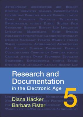 Research and Documentation in the Electronic Age B0073TOBG0 Book Cover