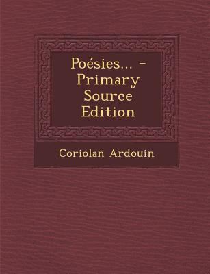 Po?sies... [French] 1293568759 Book Cover