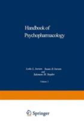 Handbook of Psychopharmacology, Vol. 3: Biochem... 0306389231 Book Cover