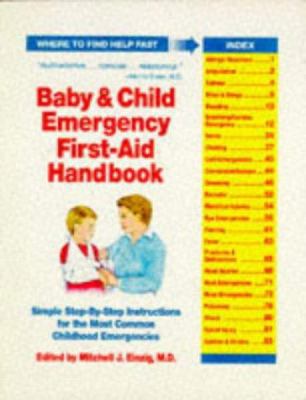 Baby & Child Emergency First-Aid Handbook 0881662194 Book Cover