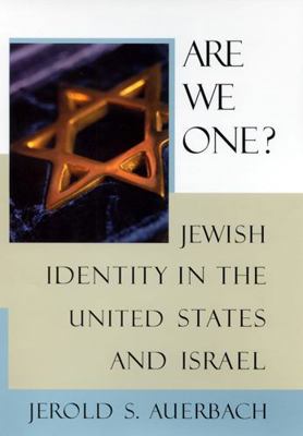 Are We One?: Jewish Identity in the United Stat... 0813529174 Book Cover
