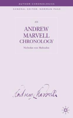 Andrew Marvell Chronology 0333928881 Book Cover