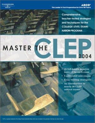 Master the CLEP 2004 (Arco Academic Test Prepar... 0768912016 Book Cover