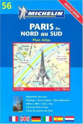 Michelin Paris Pocket Atlas Map No. 56 (Was 11) 2067105914 Book Cover