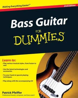 Bass Guitar for Dummies [With CD (Audio)] 0470539615 Book Cover