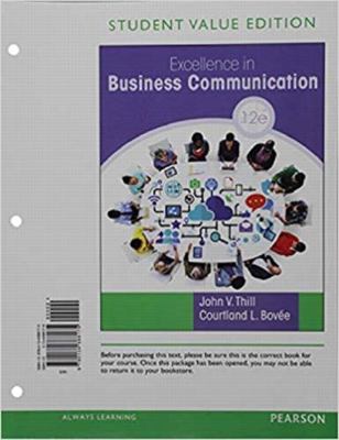 Excellence in Business Communication 0134388178 Book Cover