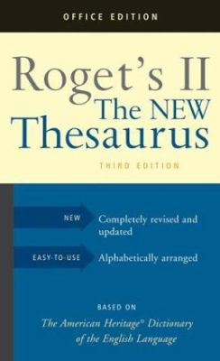 Roget's II: New Thesaurus 0395748763 Book Cover