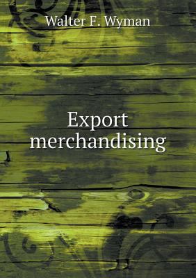 Export merchandising 5519478082 Book Cover