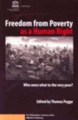 Freedom from Poverty As a Human Right: Who Owes... [French] 9231040332 Book Cover