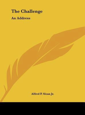 The Challenge: An Address 1161656987 Book Cover