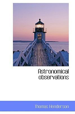 Astronomical Observations 1113955953 Book Cover