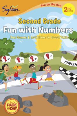 Second Grade Fun with Numbers (Sylvan Fun on th... 0307479501 Book Cover