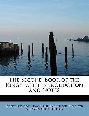 The Second Book of the Kings, with Introduction... 1116398028 Book Cover