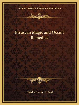 Etruscan Magic and Occult Remedies 1162621303 Book Cover