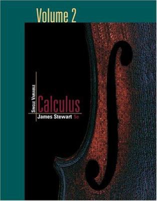 Single Variable Calculus, Volume 2 0534496776 Book Cover