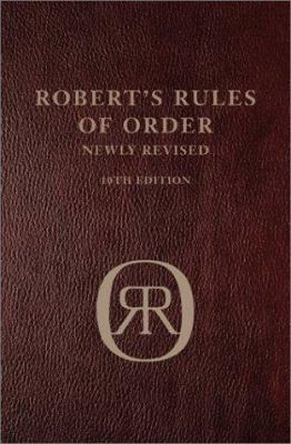 Robert's Rules of Order 10th Ed Leatherbound Le... 0738209236 Book Cover
