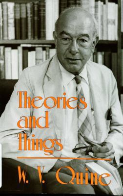 Theories and Things 0674879252 Book Cover