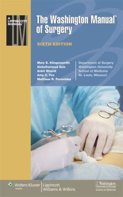 Washington Manual of Surgery 1451115946 Book Cover