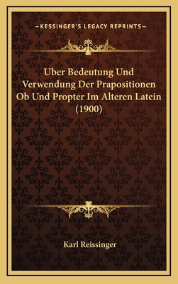 Uber Bedeutung Und Verwendung Der Prapositionen... [German] 1167773209 Book Cover