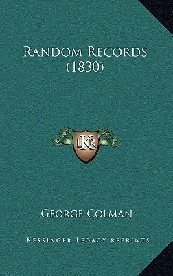 Random Records (1830) 1164359665 Book Cover