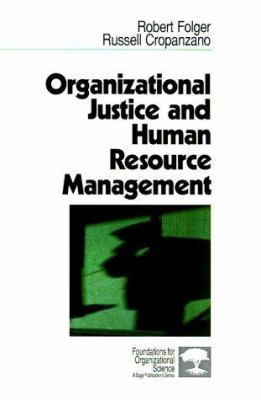 Organizational Justice & Human Resource Management 0803956878 Book Cover