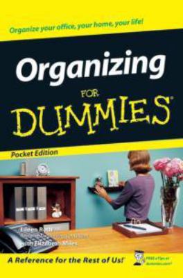 Organizing for Dummies (For Dummies, Pocket) 047005560X Book Cover