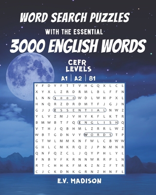 Word Search Puzzles with the Essential 3000 Eng... B0851LL21M Book Cover
