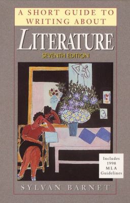 A Short Guide to Writing About Literature 0321057937 Book Cover
