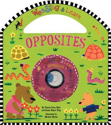Wee Sing & Learn Opposites [With CD] B001VEXIVW Book Cover