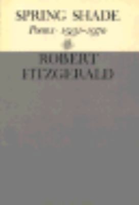 Spring Shade: Poetry 0811200523 Book Cover