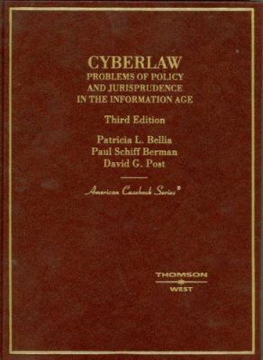 Cyberlaw: Problems of Policy and Jurisprudence ... 0314166874 Book Cover