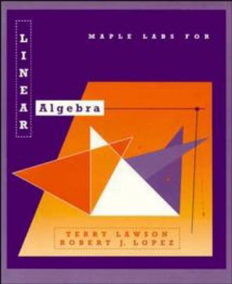 Linear Algebra, Maple Labs 0471135941 Book Cover