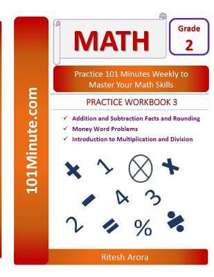 101Minute.com Grade 2 Math PRACTICE WORKBOOK 3:... 1542955920 Book Cover
