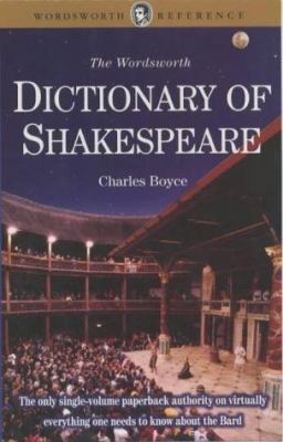Dictionary of Shakespeare 1853263729 Book Cover