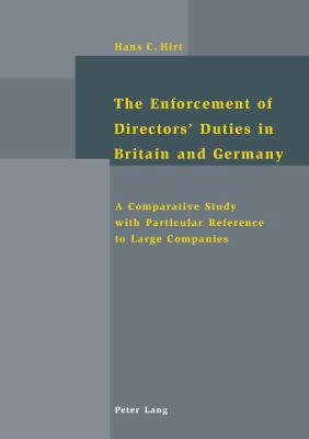 The Enforcement of Directors' Duties in Britain... 3039100580 Book Cover