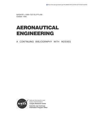 Aeronautical Engineering: A Continuing Bibliogr... 1723941190 Book Cover