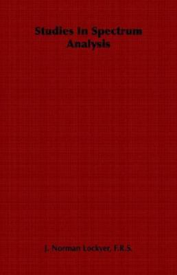 Studies in Spectrum Analysis 1846647134 Book Cover