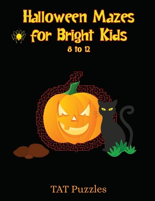 Halloween Mazes for Bright Kids 8-12 1922695009 Book Cover