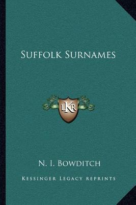 Suffolk Surnames 1163079820 Book Cover