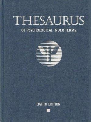 Thesaurus of Psychological Index Terms 1557984026 Book Cover