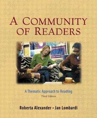 A Community of Readers: A Thematic Approach to ... 0321104080 Book Cover