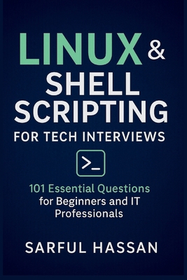Linux and Shell Scripting for Tech Interviews: ... B0F74RV75R Book Cover