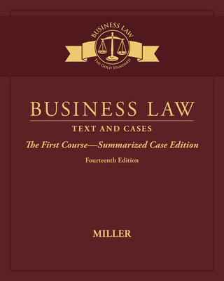 Business Law: Text & Cases - The First Course -... 1305967275 Book Cover