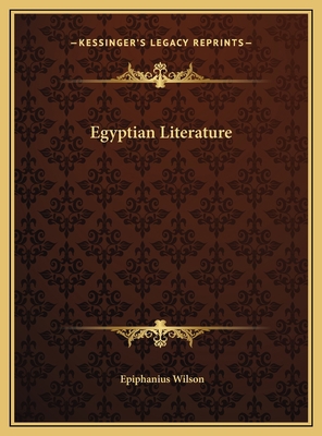 Egyptian Literature 1169784623 Book Cover