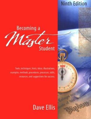 Becoming a Master Student, Ninth Edition 0395981492 Book Cover